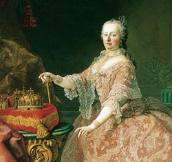 Ein Gemälde von Maria Theresia