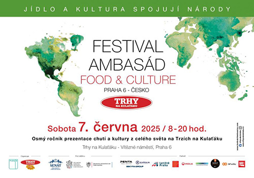 Originalplakat des Botschaftsfestes in Prag 6.