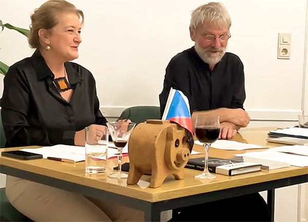 Petr Pazdera Payne mit Gabriela Jurosz-Landa.